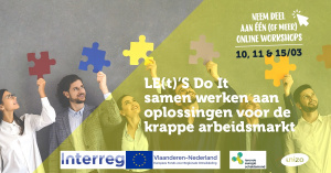 "Deze sessies worden mede mogelijk gemaakt door Interreg Vlaanderen - Nederland, Eurregio Scheldemond