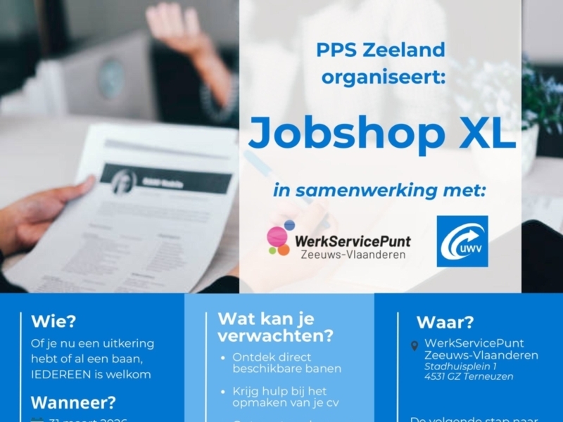 Geslaagde jobshop XL in het Stadskantoor Terneuzen!
