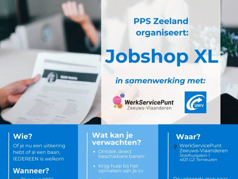 Geslaagde jobshop XL in het Stadskantoor Terneuzen!